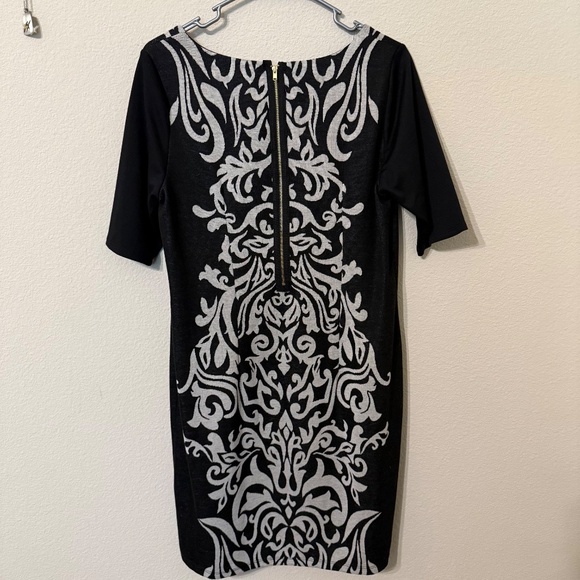 Sunny Leigh women’s Sheath Dress in Black/white - Picture 3 of 4